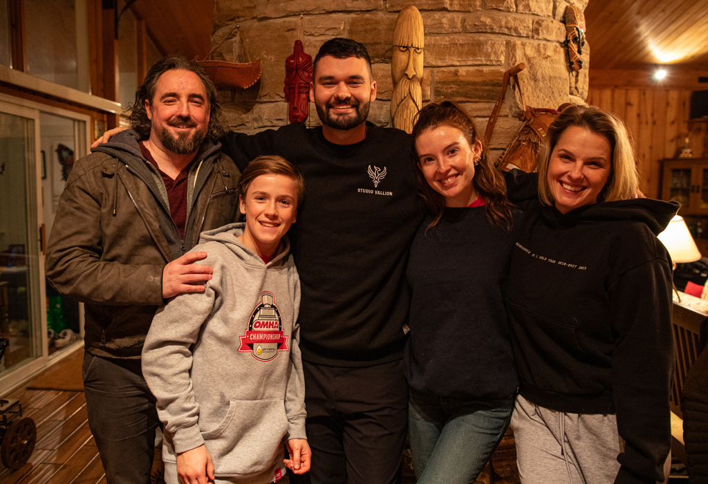 Director William Gauthier with the cast of Resilient Hope. 
