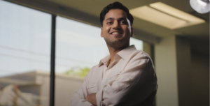 Image of Vaibhav Agarwal from his testimonial video