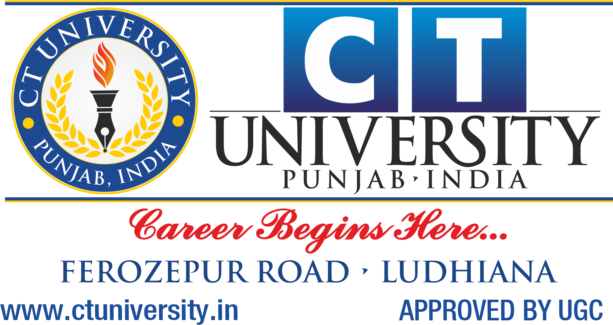 CT University Punjab India Logo